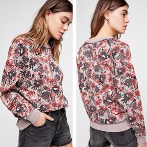 Free People Go On Get Floral Shirtshirt